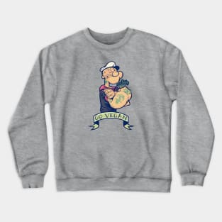 Vegan popeye Crewneck Sweatshirt